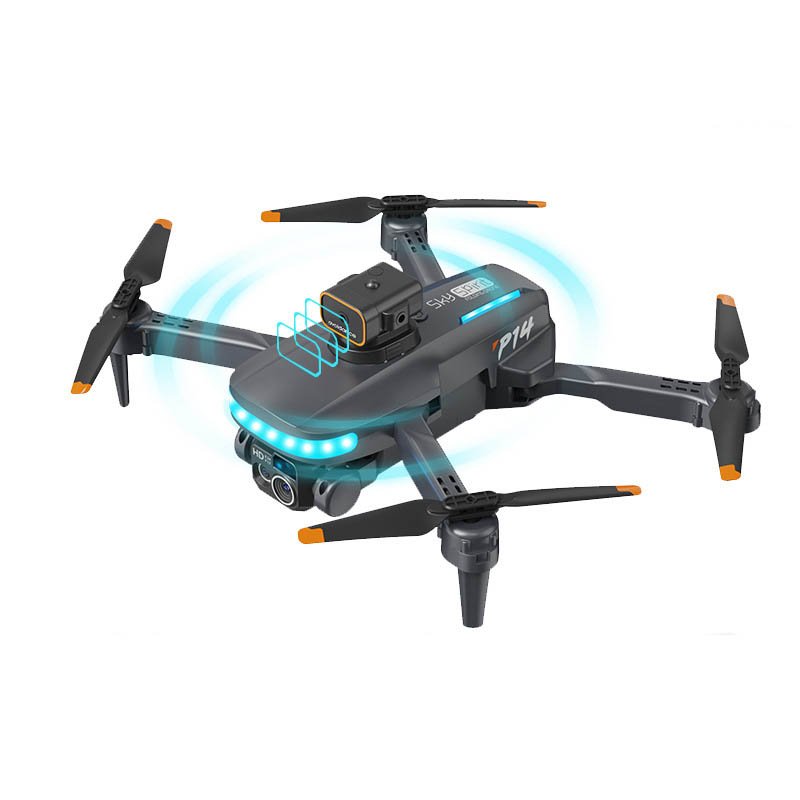 The new P14 folding obstacle avoidance UAV 4K HD aerial photography aircraft dual-camera model remote control aircraft