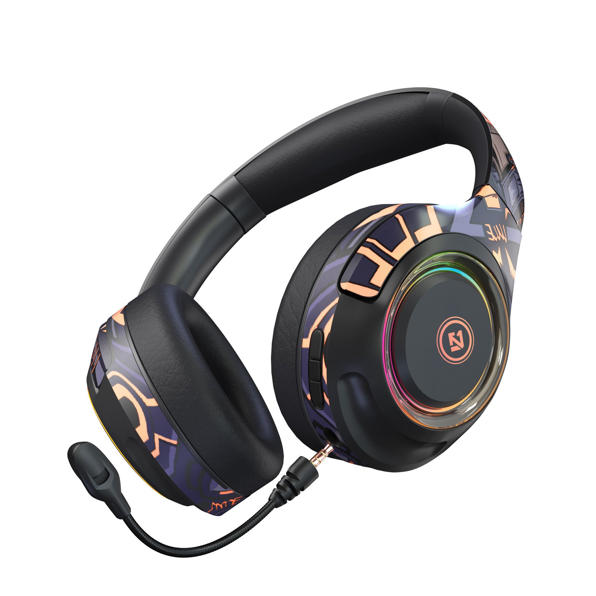 High Quality Fitness Anc Wireless Gaming Headphone El-a2 Low Latency Hifi Stereo Bass Headset for Ps4 Ps5 Laptop Tablet