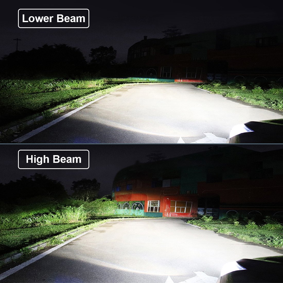 Gview G15 H19 H4 LED Bulb Luces Led Para Autos 105W Mini Size H4 CAR LED Headlight Bulbs Led for Car