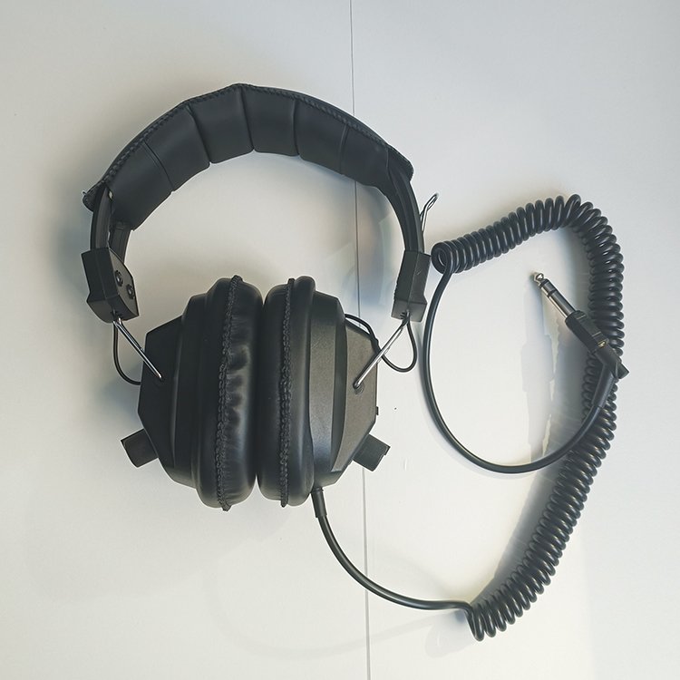 Manufacturer Headphone Wired Old Style Headphone for Metal Detector Accessories Headphones 6.3mm
