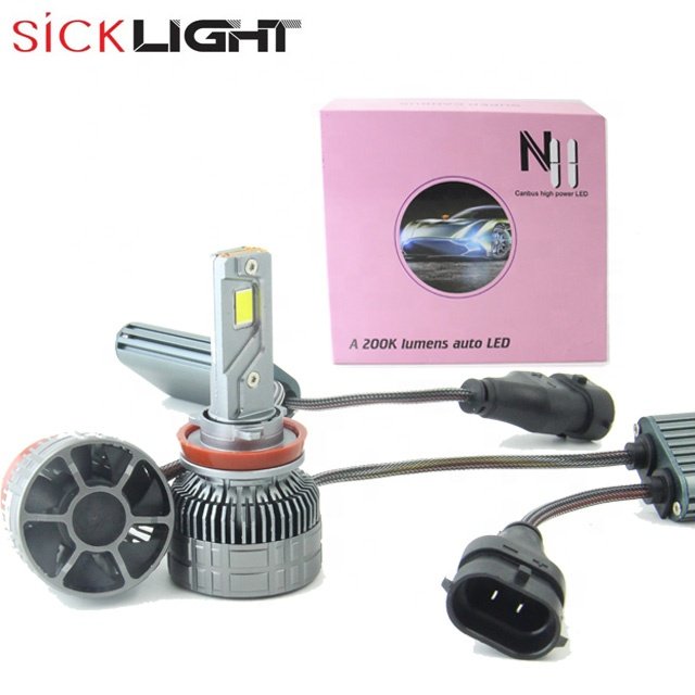 N11 280W 200K LM LED Headlight Bulb 12V H11 9007 HB5 6000K White LUCES LED H7 for Auto Lighting System Can Be Used on 24V Trucks