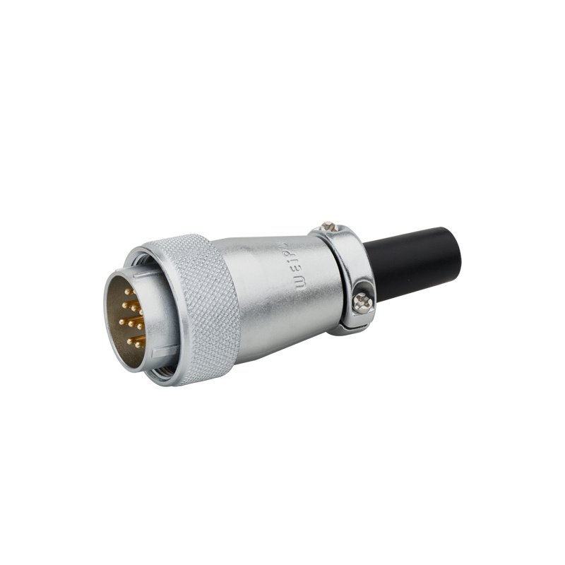 WEIPU WS20-TQ Aviation Metal Circular Connector IP66 Waterproof Cable Wiring Male Female Plug 4Pin Copper Brass Contracts