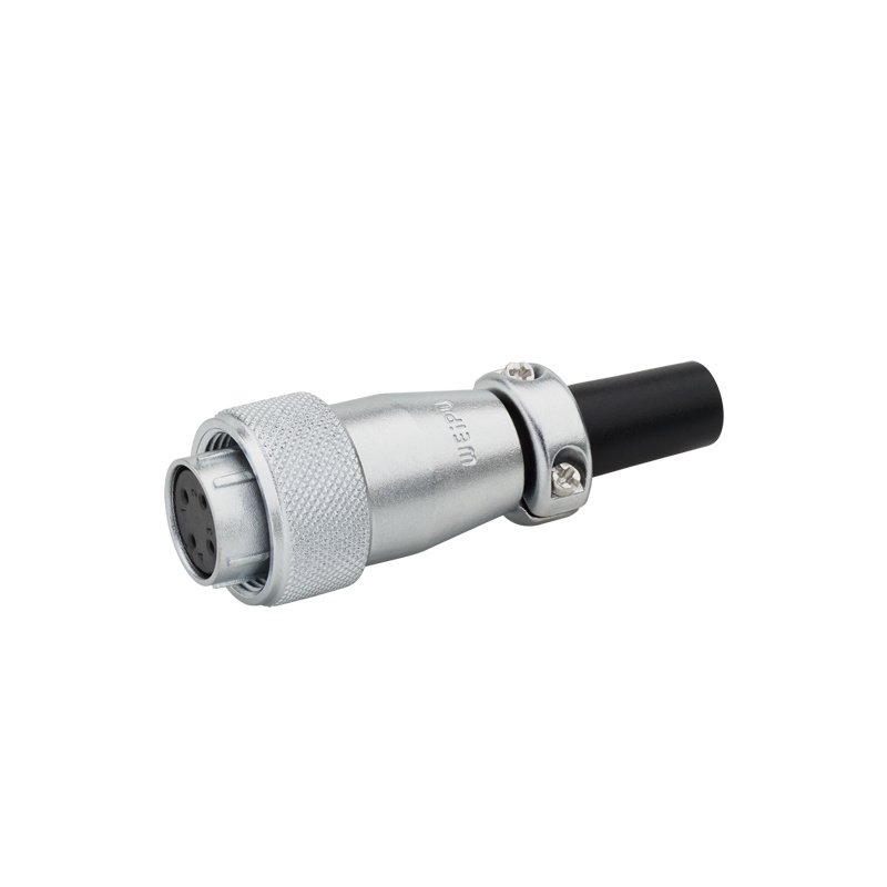 WEIPU WS20-TQ Aviation Metal Circular Connector IP66 Waterproof Cable Wiring Male Female Plug 4Pin Copper Brass Contracts