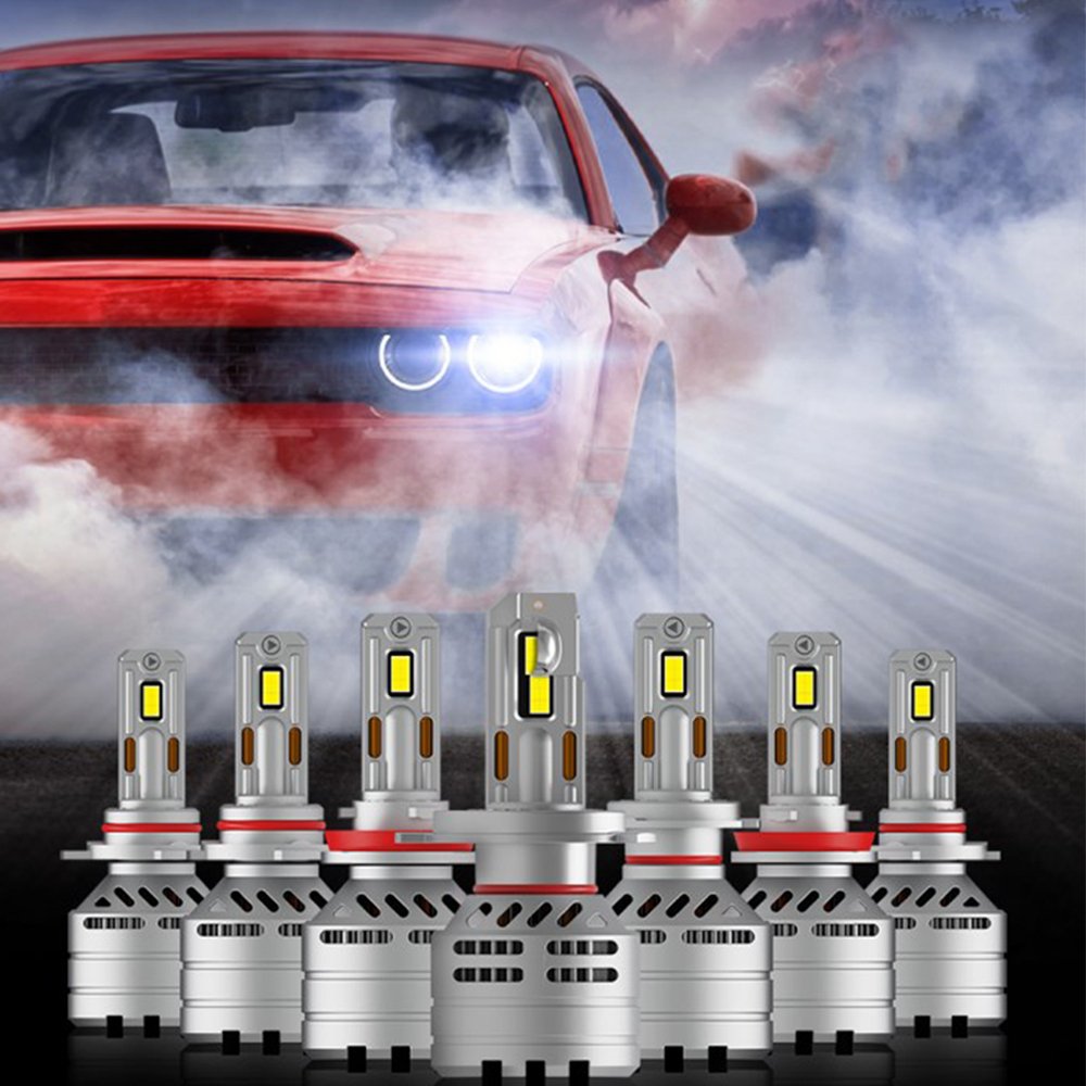 Factory H4 H7 Car LED Headlight Bulb 120W Canbus 20000LM H10 H11 9005 9006 9012 Led Luces Bombillos Auto Lighting System DC 12V