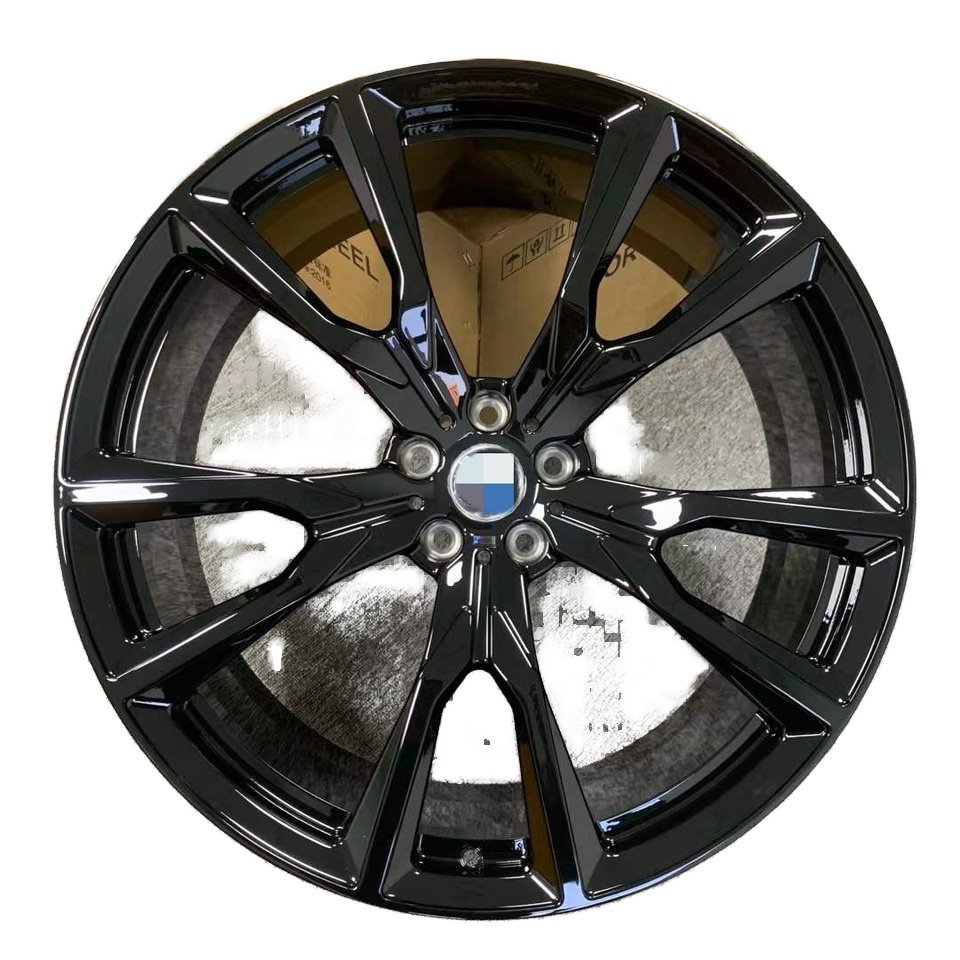 Ten Thousand Ton Forged Wheel Hub for BMW X7 22 Inch Piano Black Front and Rear Accessories in Stock, Available in Seconds