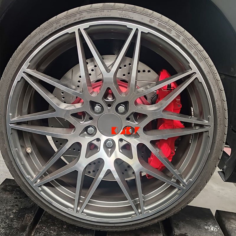 KLAKLE Car Accessories Big Brake Kit 6 Pot 380*34MM Brake Disc for Dodge Challenger 2019