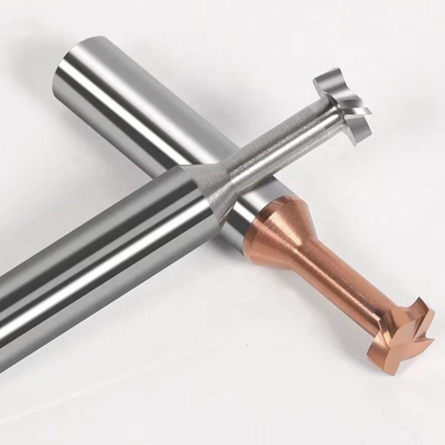 XCJ Wholesale Customization CNC Machinary T Type Grooving Tungsten Steel Milling Cutter Carbide End Mill