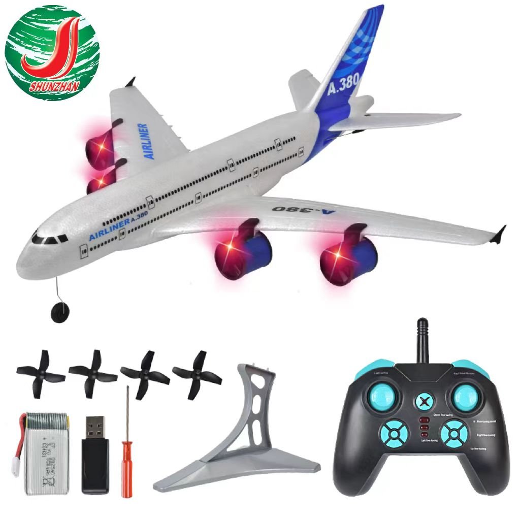 Fighter Hobby Plane Glider Airplane A380 EPP Foam Toys RC Plane RC Remote Control Plane Kid Gift 2.4G Radio Controlled Airplanes