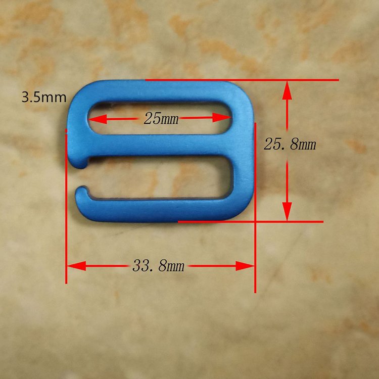 GH250338035 g Hook Webbing Aluminum Climbing Hook g Hook Buckle 15mm