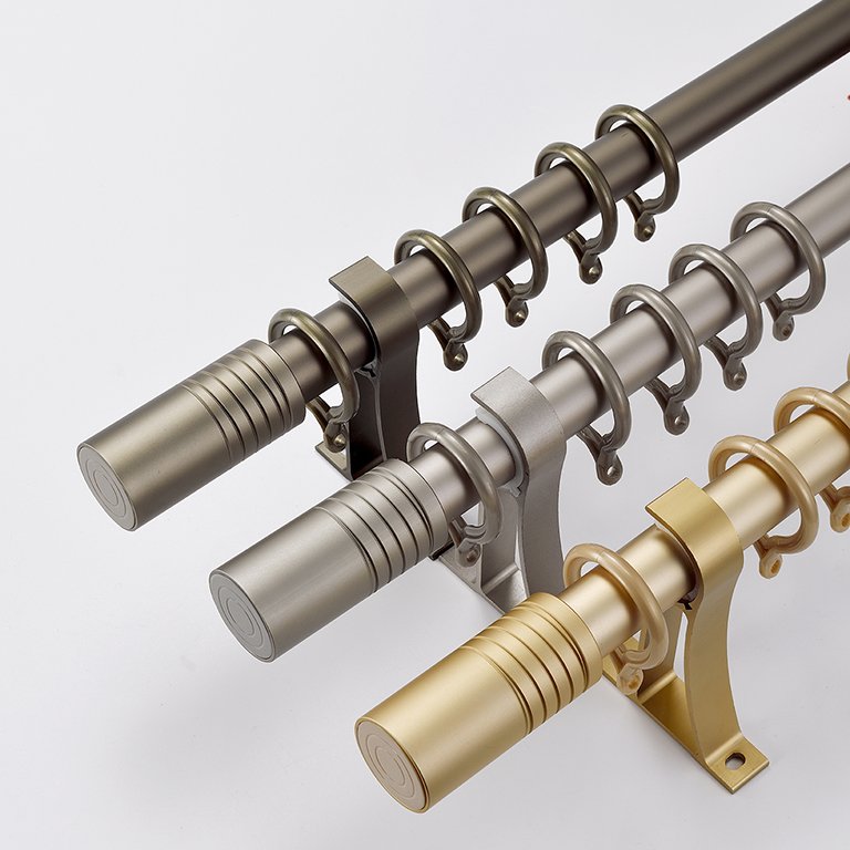 Direct From Manufacturer Silent Metal Divider Curtain Rod Pipe 5m Length for Window Accessories for Living Room