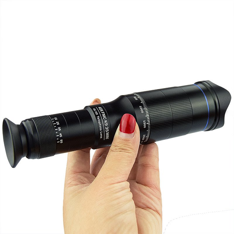 Zoom Phone Camera HD Lens 40x Long Focus Telephoto Monocular Optical Glass ED FMC BAK4 Tripod BT Mobile Phone Accessories