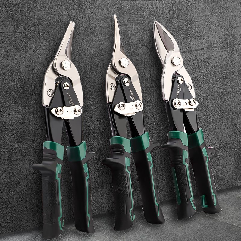 Multifunctional Hardware Tools Industrial Stainless Steel Manual Elbow Aviation Shears Pruning Scissors with Straight Head