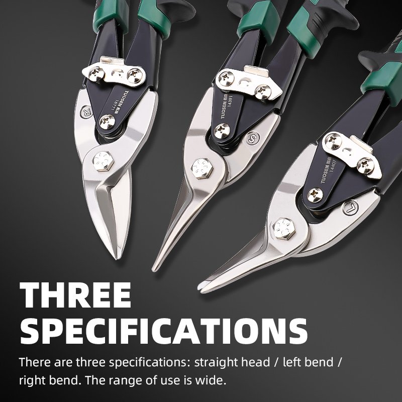 Multifunctional Hardware Tools Industrial Stainless Steel Manual Elbow Aviation Shears Pruning Scissors with Straight Head