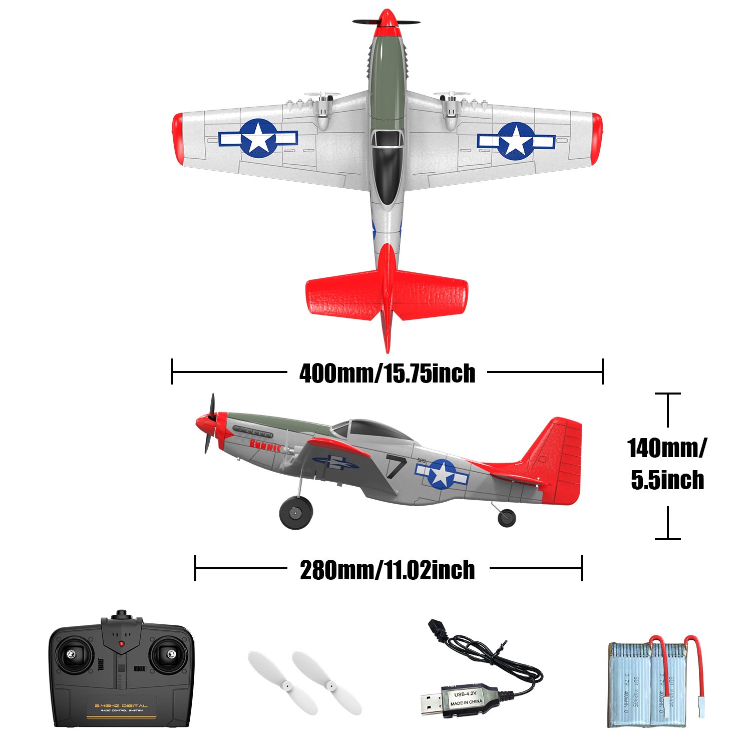 2023 4-Axis 2.4G Fighter Hobby RC Plane EPP Foam Airplane Remote Control Aircraft Hot Sale Wholesale Toys