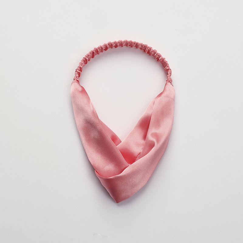 Wisted Head Wrap Knotted Hair Band Satin Headband Silk Headbands for Women