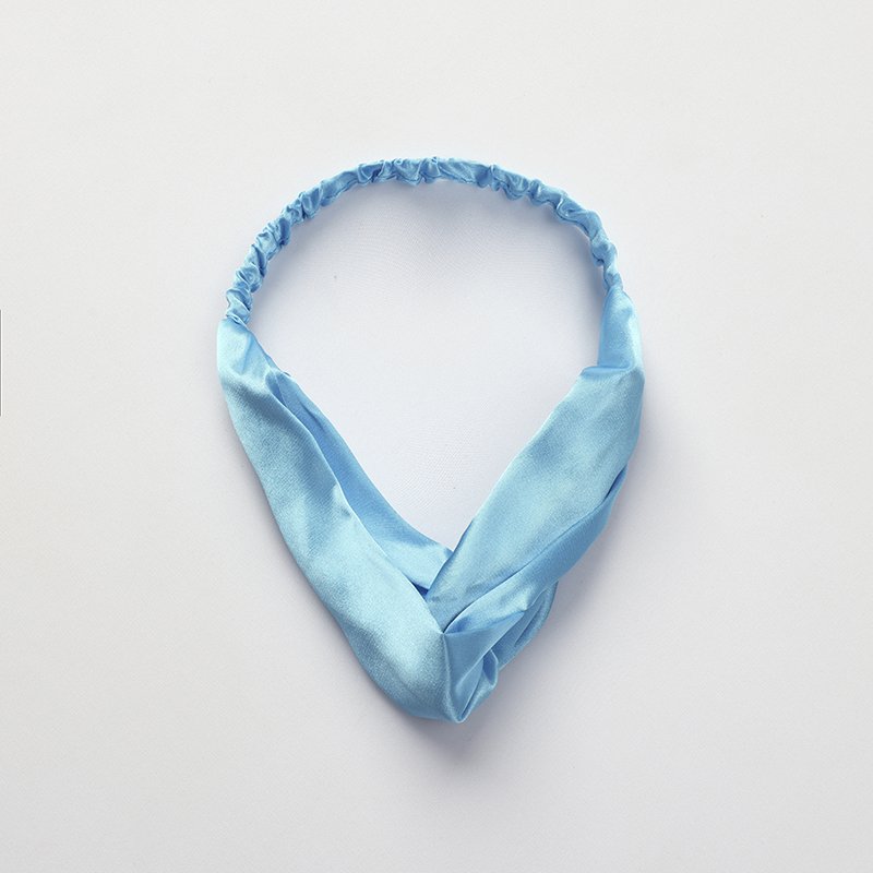 Wisted Head Wrap Knotted Hair Band Satin Headband Silk Headbands for Women