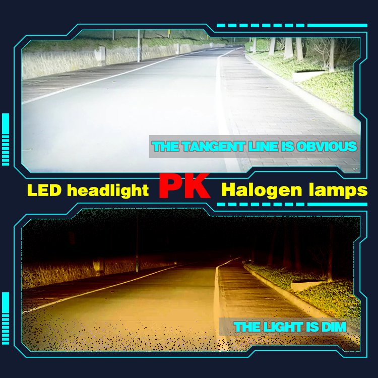 V23 H11 LED Headlights 9012 Car Bulb 6400Lm 9007 9006 60W Auto Car Accessories Lamps