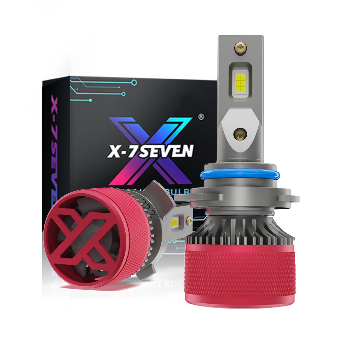 X-7SEVEN Super Bright Car Accessories Car Headlamp XAURPR 110W 26000lm Led Headlights for Car Faros Para Autos H11 H7 H4