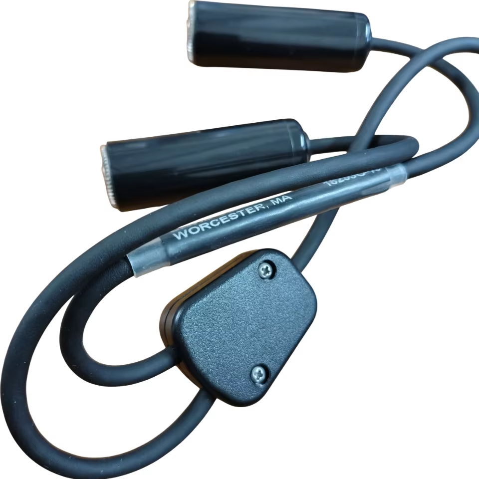 David Clark 18253G-15 Y-Cord Adapter Dual Aviation Headset Splitter for Airline & Flight Training Dual Connection.