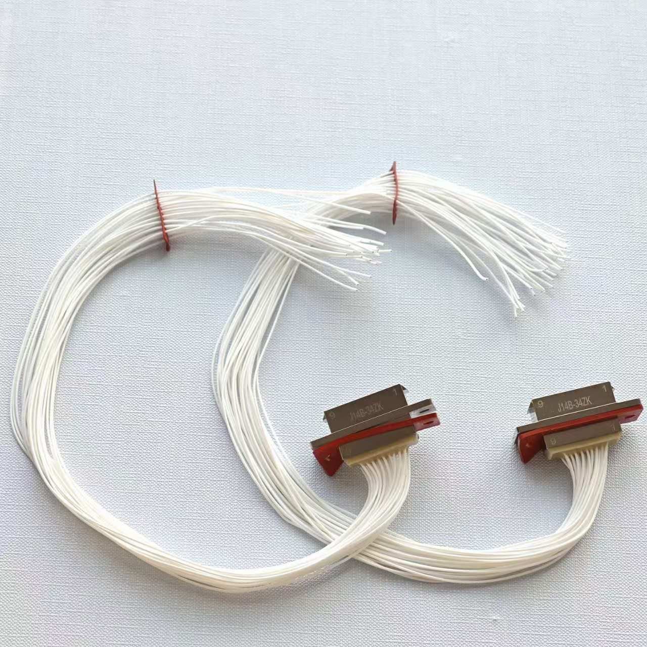 J14B Series Aviation Electrical Connector J14B-34ZK J14B-34TK J14B-34ZJ J14B-26TJ J14B-26TK and Customized Cable Assembly