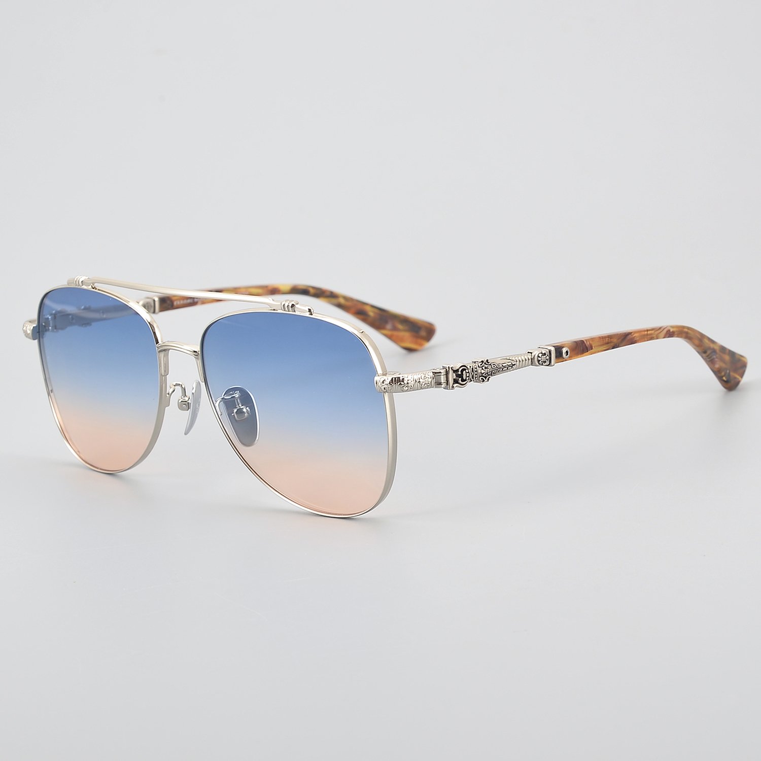 Unisex Retro Sunglasses Luxury Brand CH8058 Titanium Successful Men and Women Beach Outdoor UV400 Climbing Shades Sun Glasses