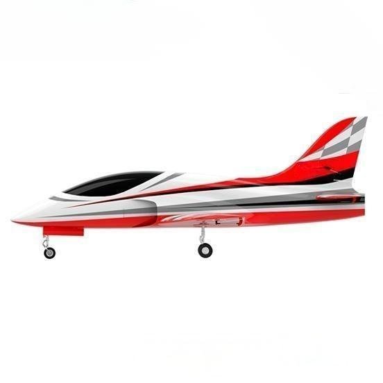 1800mm Jet-powered remote control fixed-wing aircraft KIT PNP TURBINE JETS Silver lattice Colors