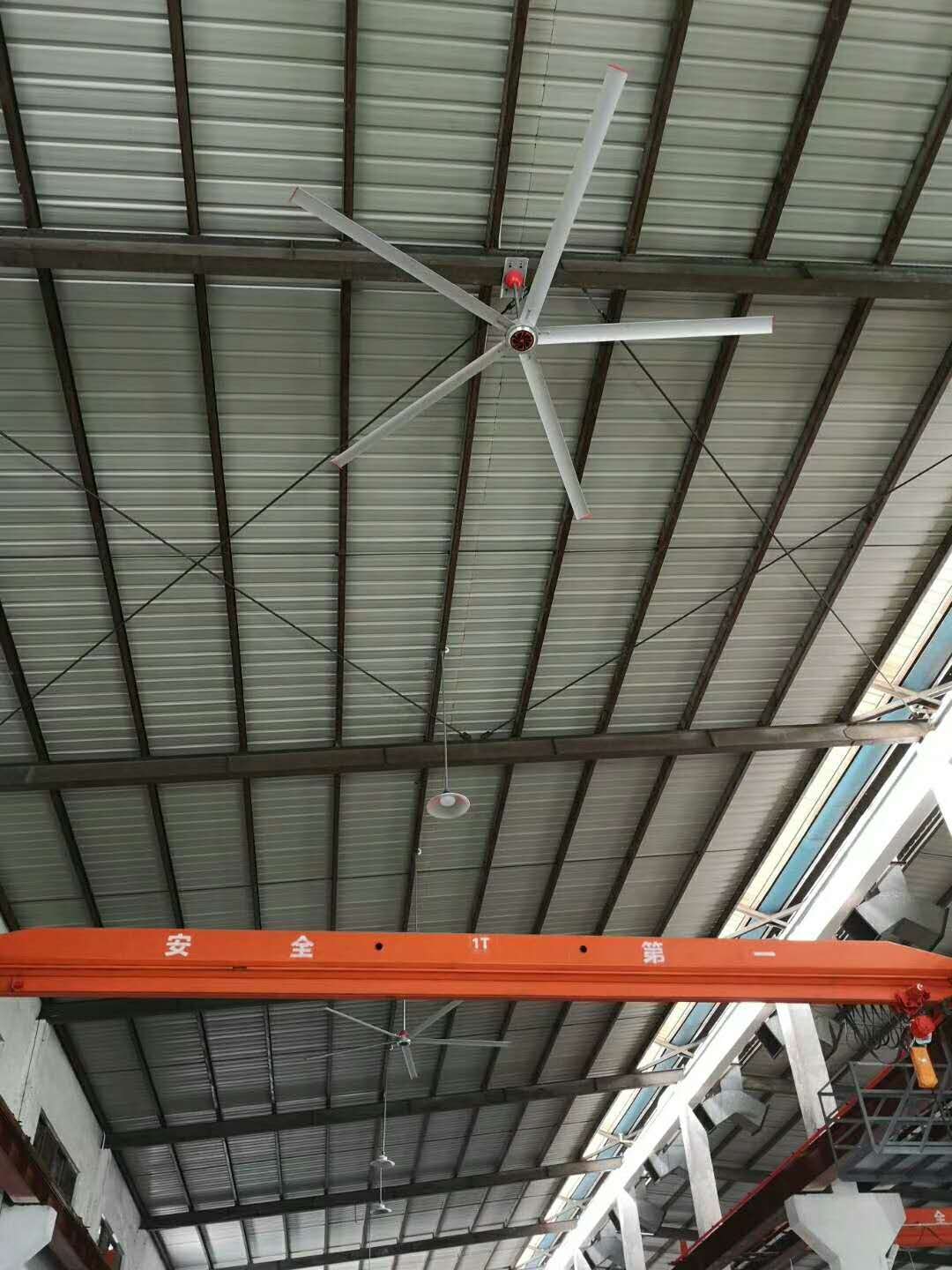 Zhejiang WEIYU 1.88m 2m Industrial Ceil Fan PMSM Small Sized HVLS Fan in Thailand