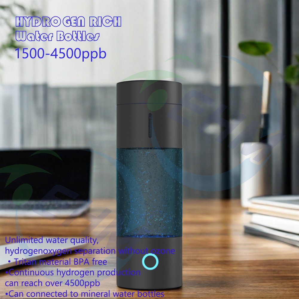 High Concentration 4000ppb+ Hydrogen Water Flask PEM Technology H2 Water Generator 230ml Capacity