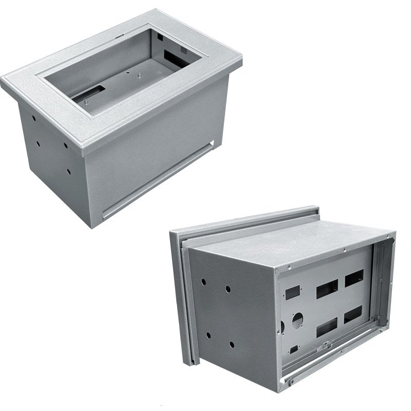 Sheet Metal Chassis Cabinet Metal Outer Shell Precision Bending Welding Drawing Sample Sheet Metal Processing Customization