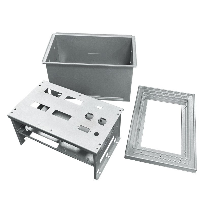Sheet Metal Chassis Cabinet Metal Outer Shell Precision Bending Welding Drawing Sample Sheet Metal Processing Customization