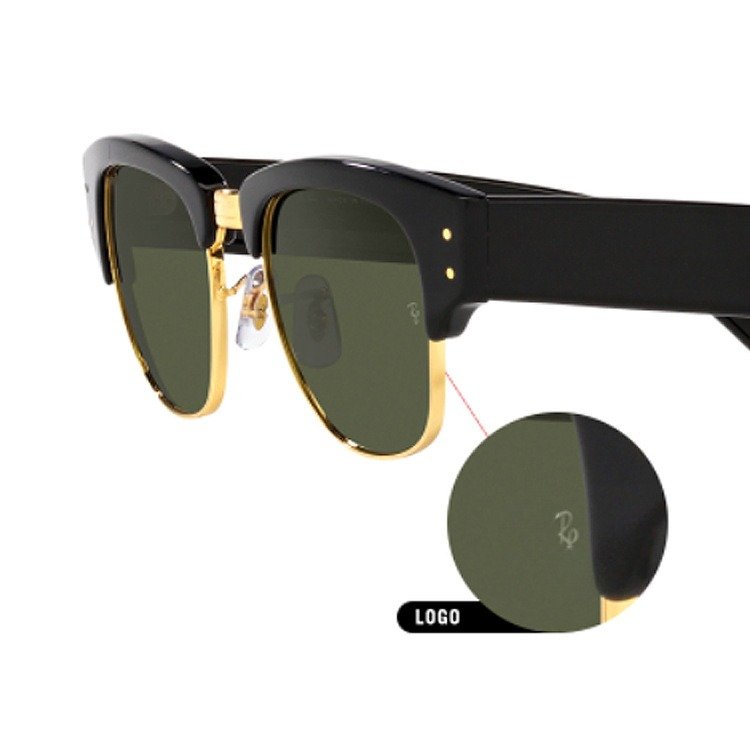 Punk Rimless RB0316 Club Square Shape Sun Glasses Eyewear Kit Bundle Adjustable Nose Pads Square Thick Acetate Master Sunglasses