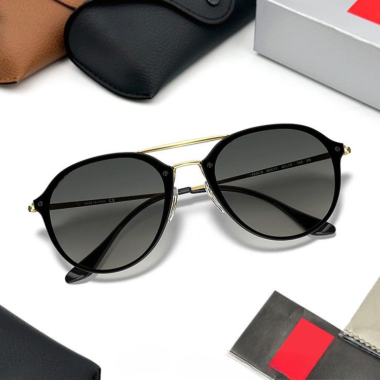 Punk Rimless RB0316 Club Square Shape Sun Glasses Eyewear Kit Bundle Adjustable Nose Pads Square Thick Acetate Master Sunglasses