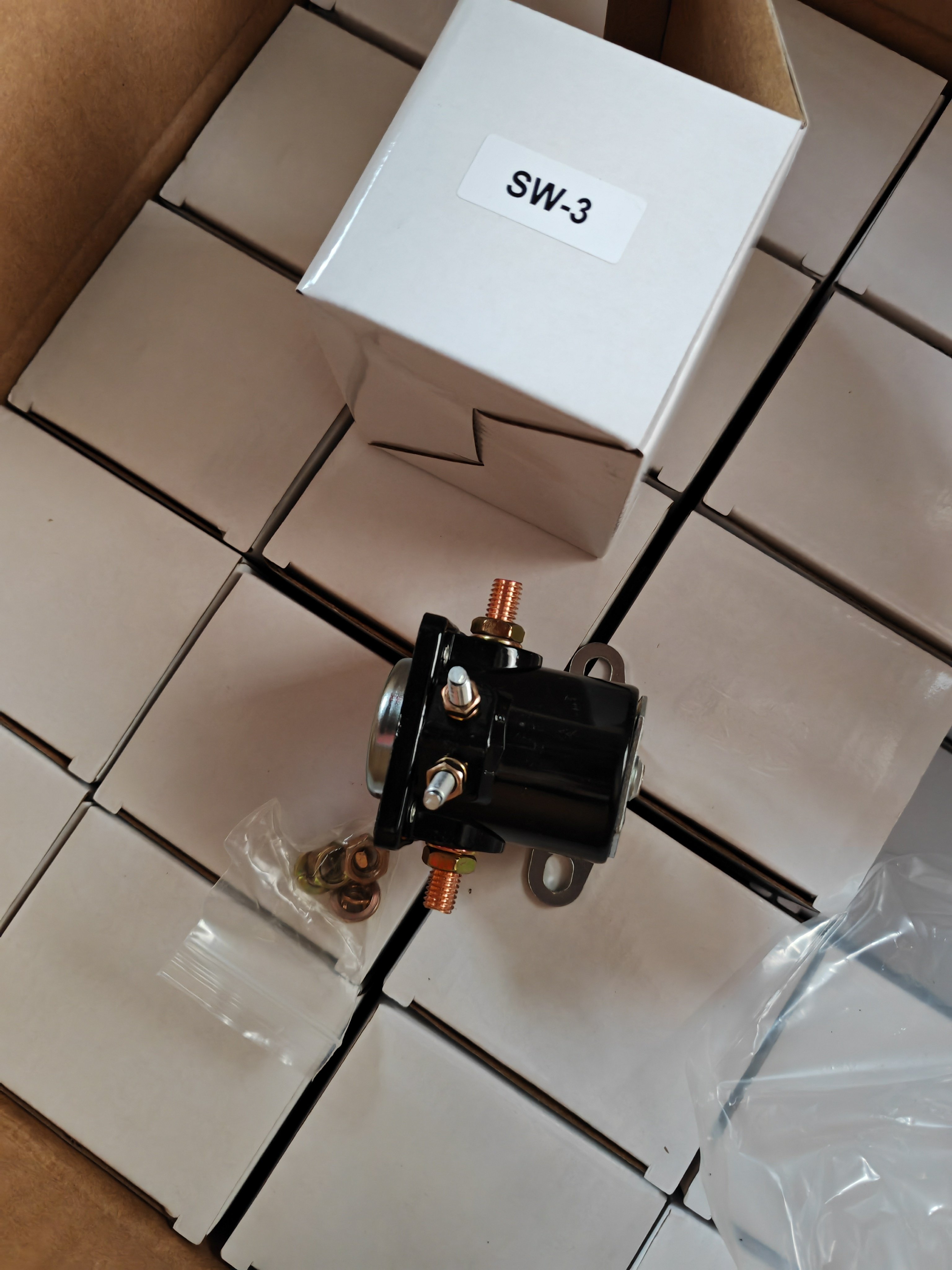 12V Starter Solenoid Relay SW-3 66-200 B6AZ-11450A 66200 for Ford Jeep Lincoln Mercury 1958-1991 B6AZ-11450-A B6AZ11450A