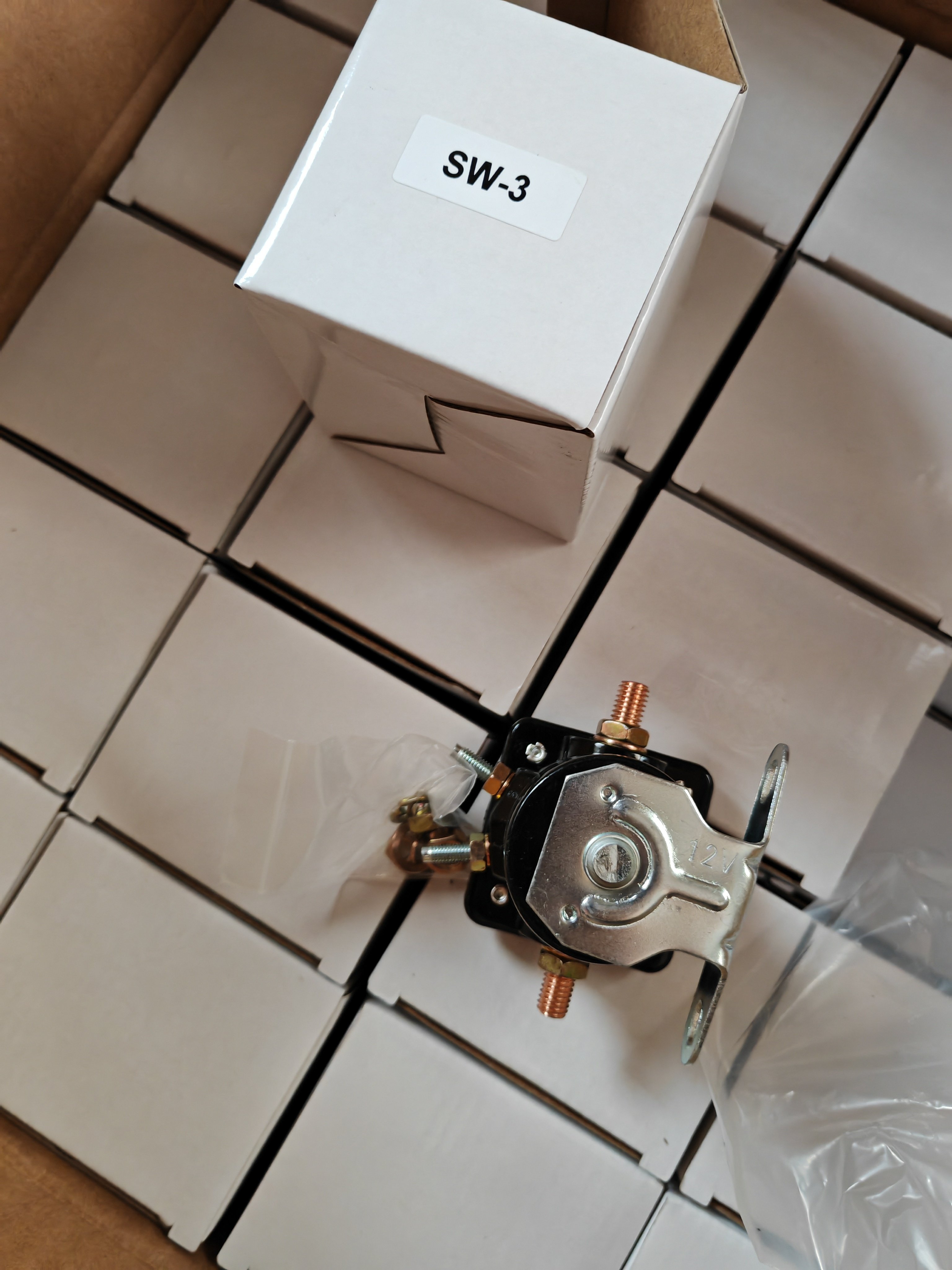 12V Starter Solenoid Relay SW-3 66-200 B6AZ-11450A 66200 for Ford Jeep Lincoln Mercury 1958-1991 B6AZ-11450-A B6AZ11450A