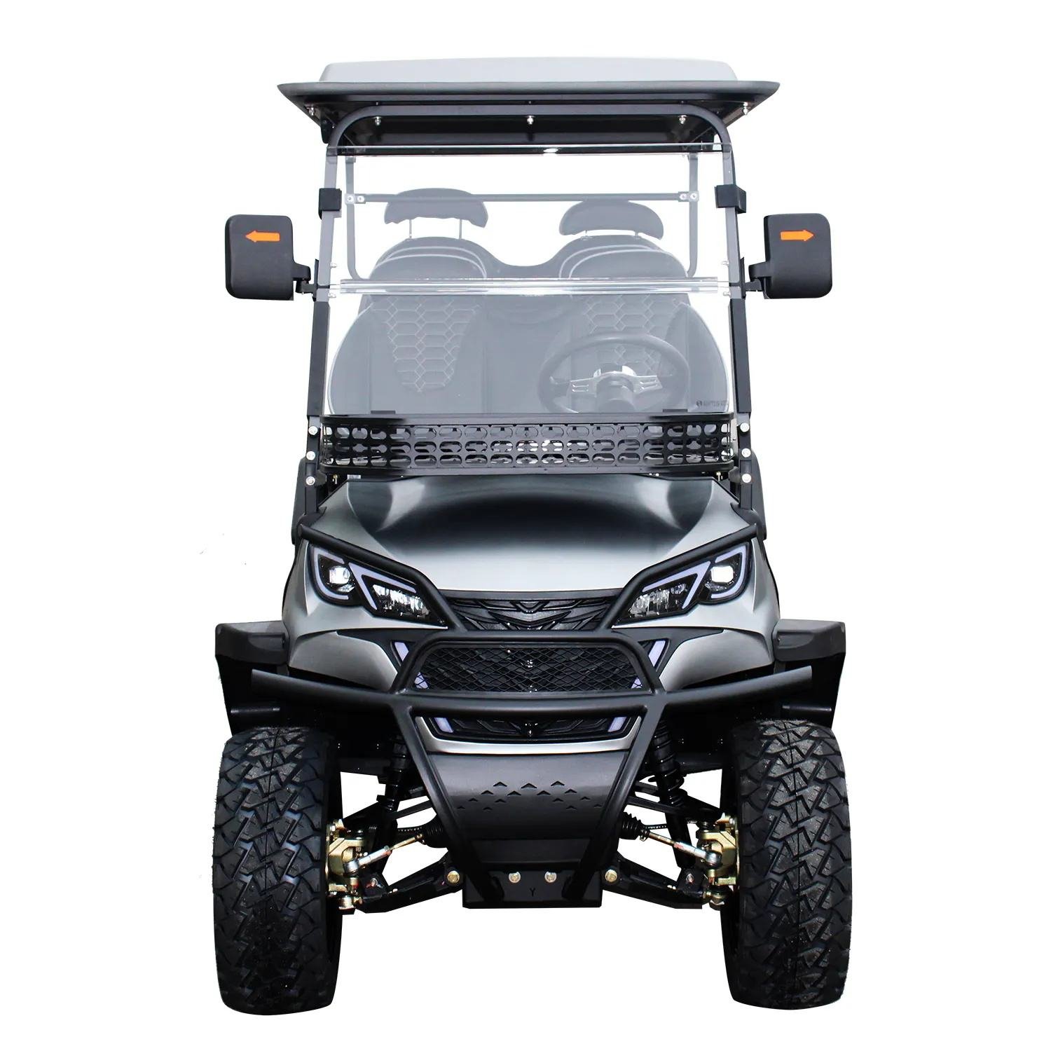 Electric Golf Cart 4+2 Seater Quality Mobility Scooter Long Range Off-Road Hunting Vehicle