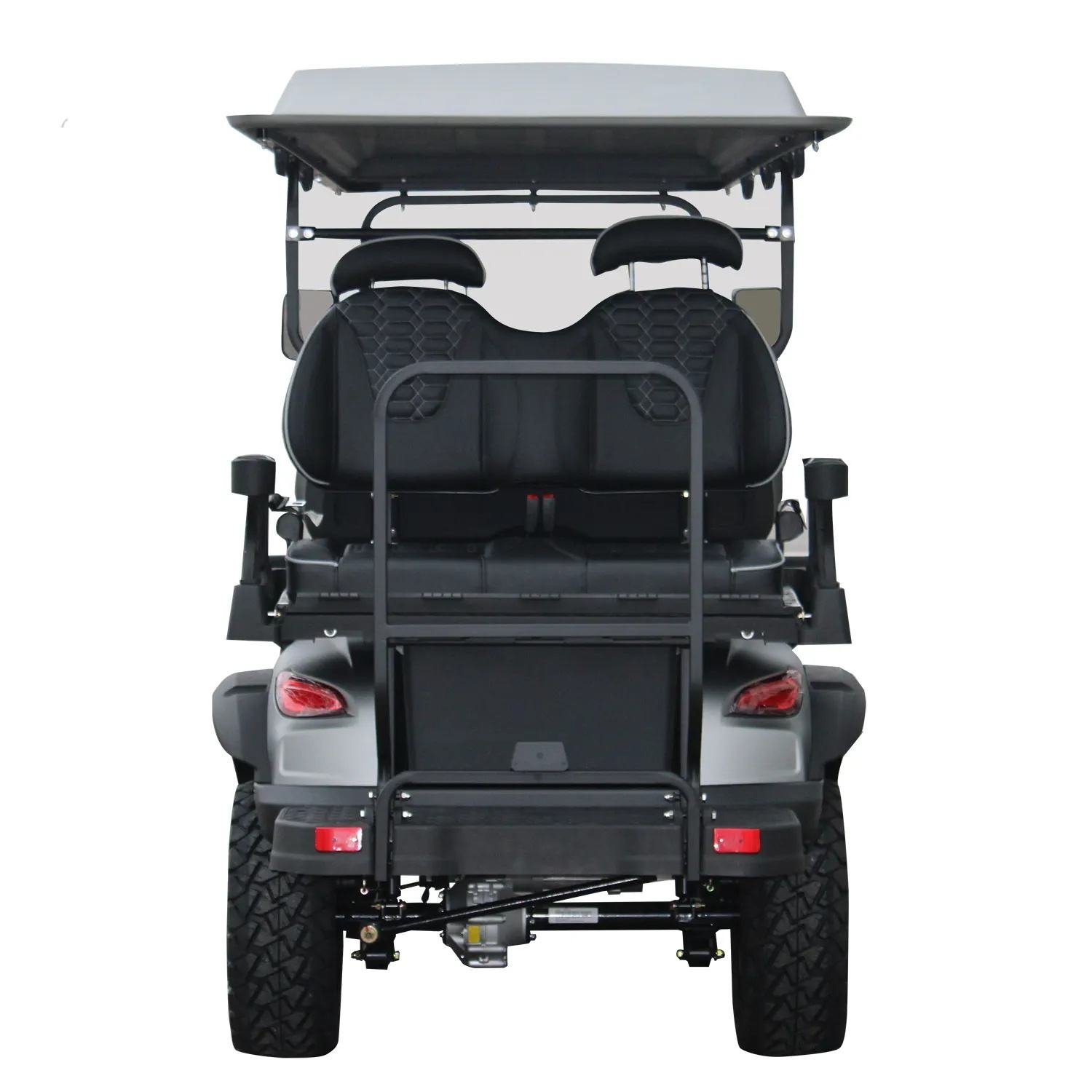 Electric Golf Cart 4+2 Seater Quality Mobility Scooter Long Range Off-Road Hunting Vehicle