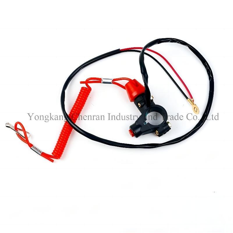 Mini Motorcycle Accessories 49CC ATV Shutdown Switch Safety Engine Emergency Power Off Switch Mini Moto Start Stop Function