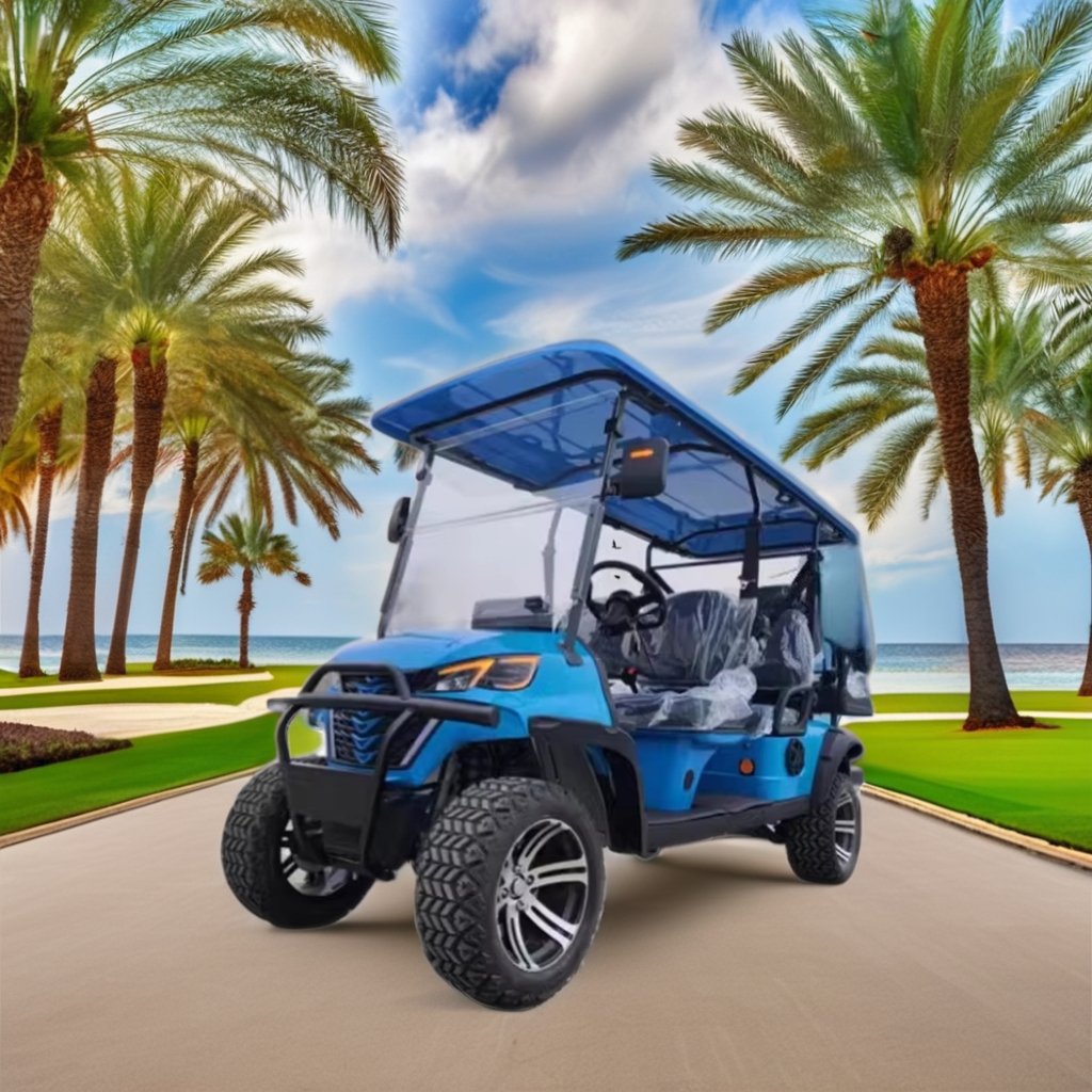 Golf cart 5KW 150AH front and rear independent suspension off-road ATV Electric golf cart