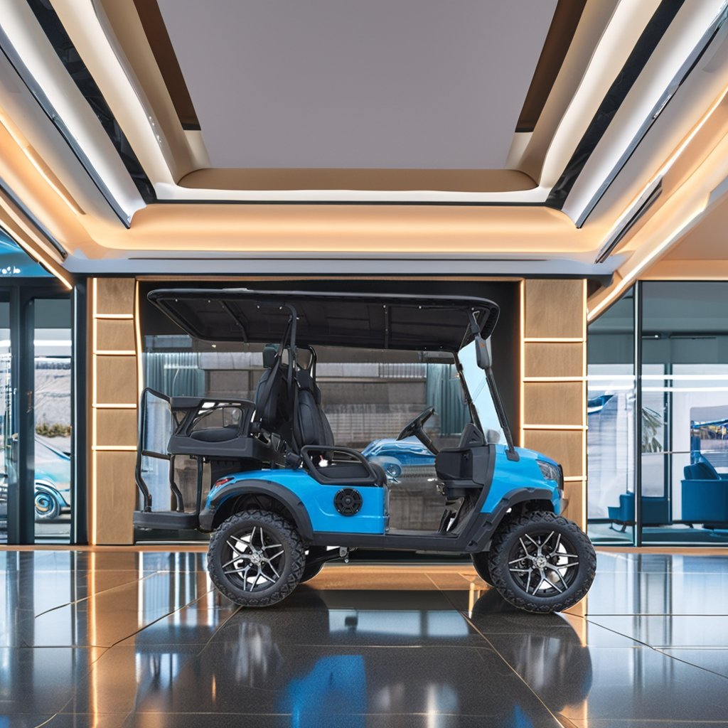 Golf cart 5KW 150AH front and rear independent suspension off-road ATV Electric golf cart