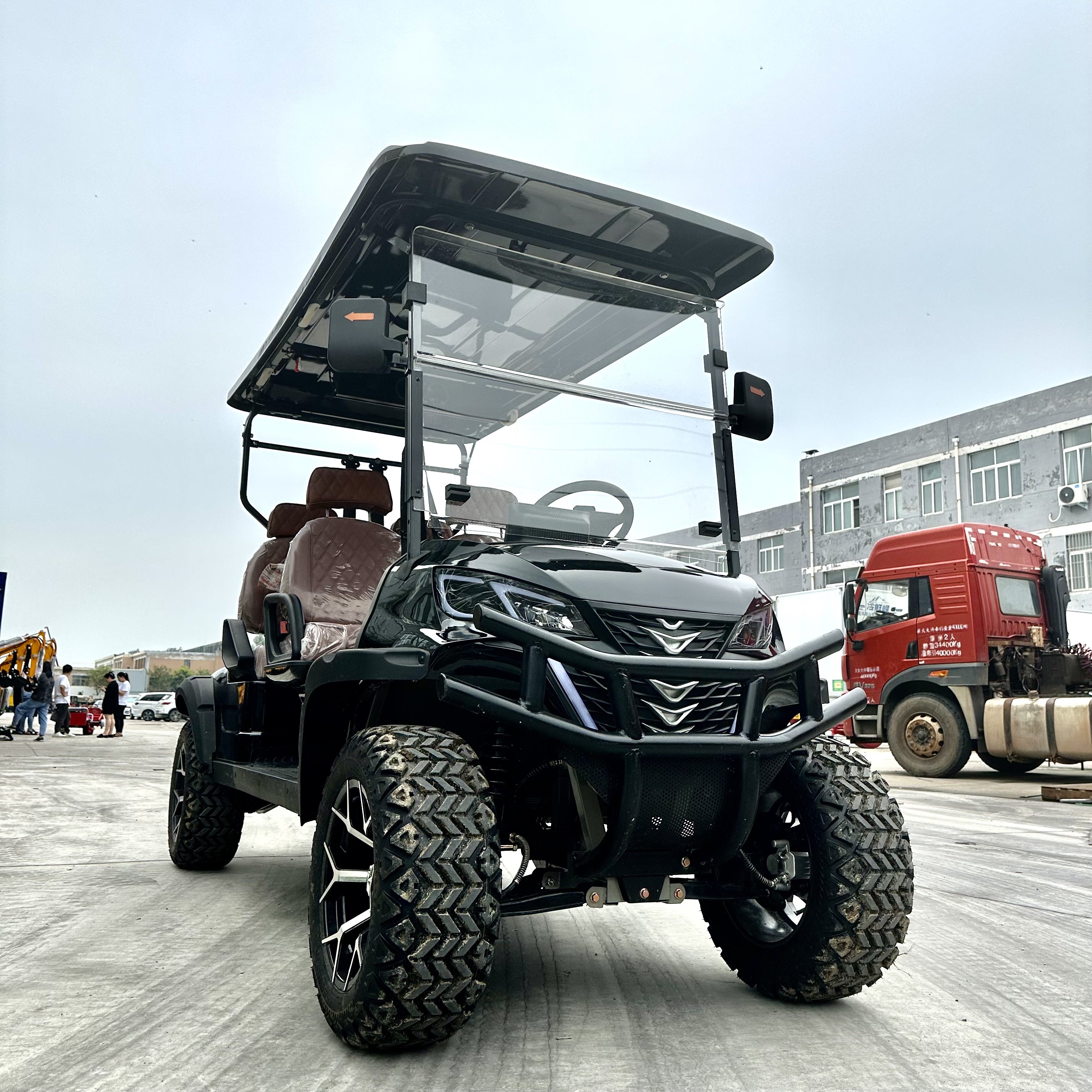 Cheap Price Off Road Street Legal Gas Golf Cart Buggy 4 Seater Golf Trolleys Atvs