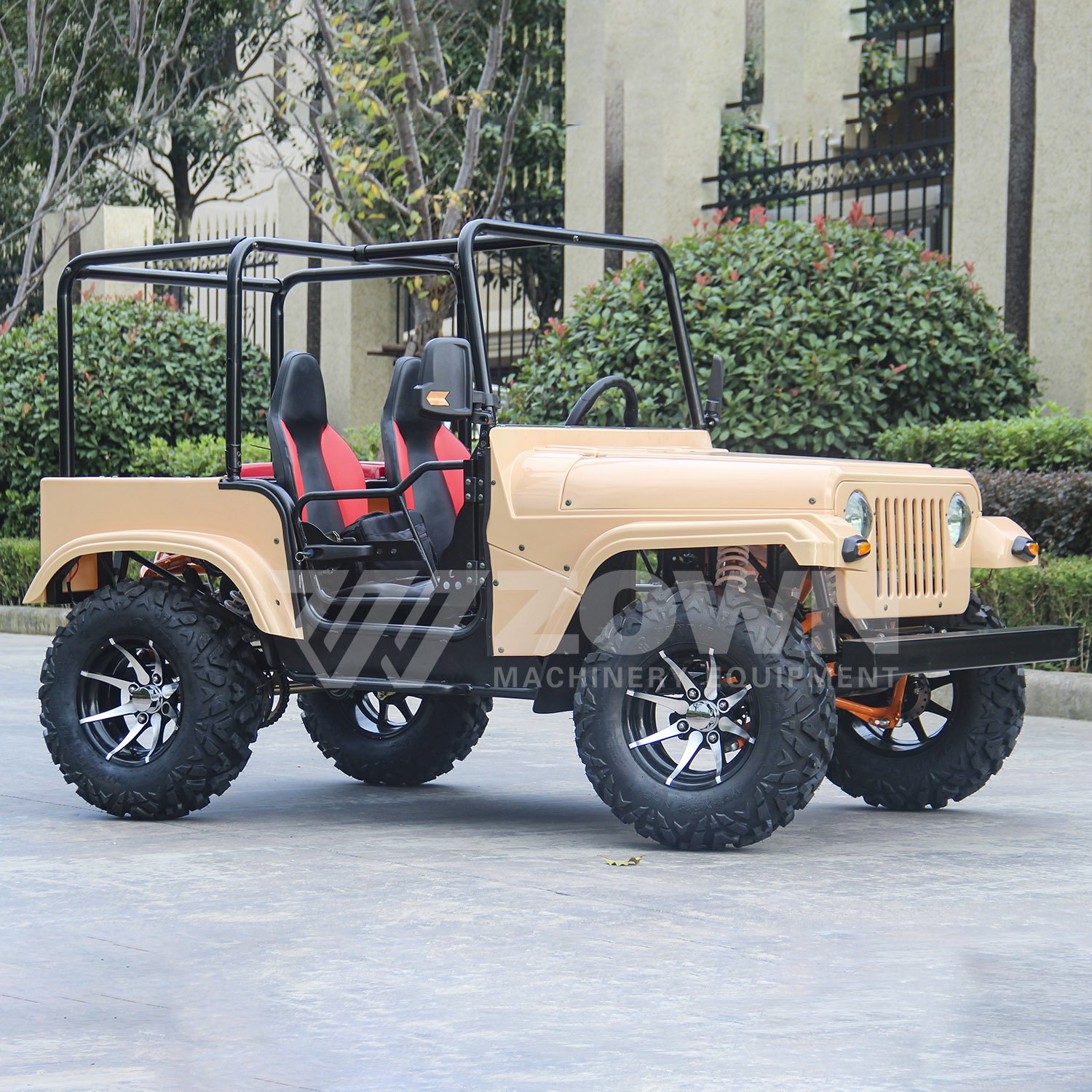 2024 High Quality Vintage Jeep 250CC Jeep Car Street Legal Off-road 2 Seater Classic Car For Sale