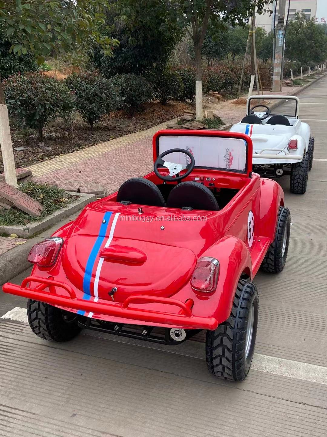 125cc Gasoline Golf Cart Gas Beetle Car Adult Mini Buggy Quad Atv Utv Go Carts