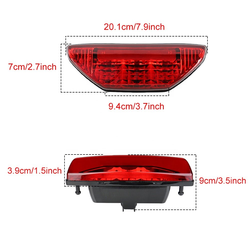 LED Brake Tail Light ATV For Honda TRX 250 300 400EX TRX400X 500 700 Rancher 420 250