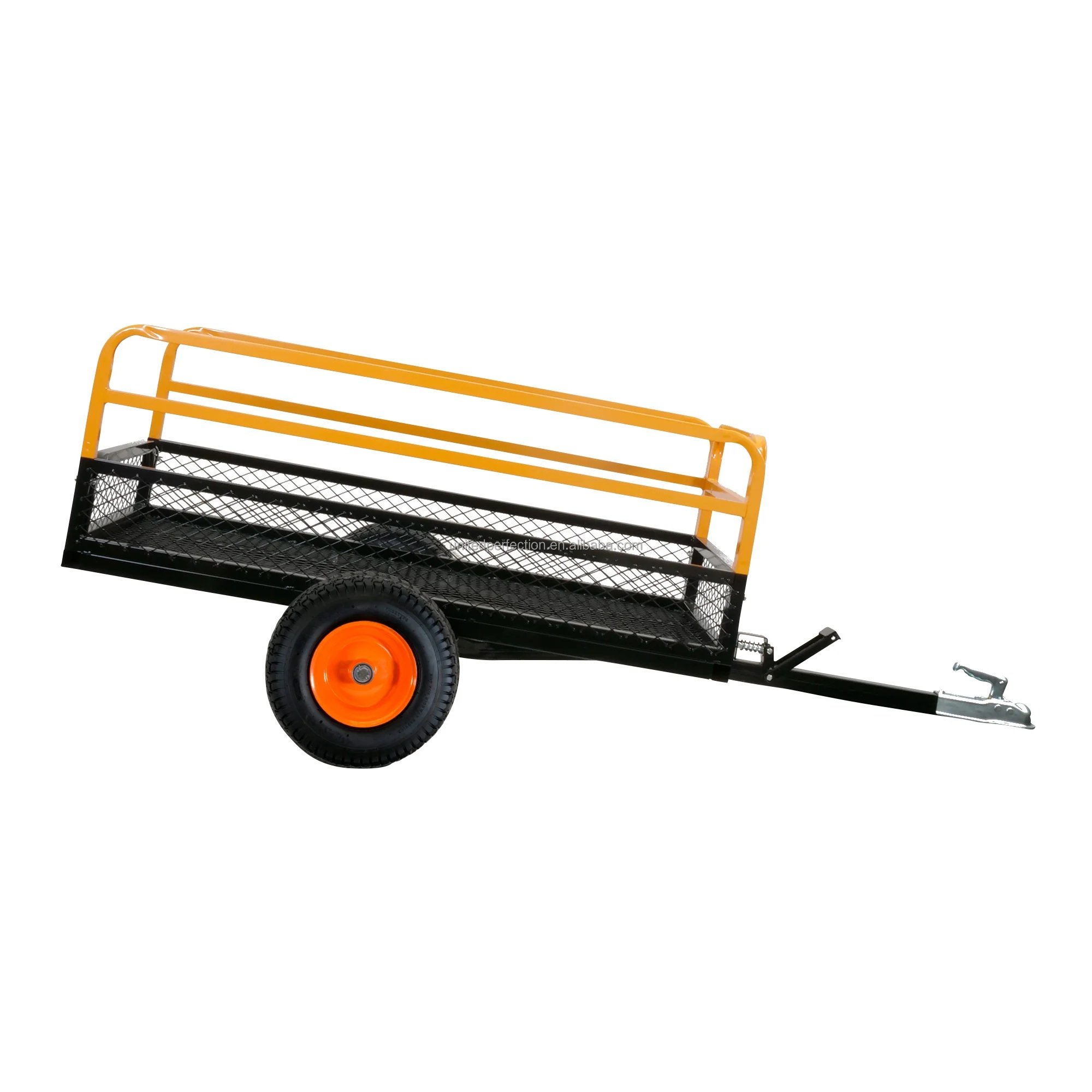 Best Price Multi-Purpose Small ATV Trailer Low MOQ Metal Dump with Pull behind Design for Small Tractor or Lawn Mower