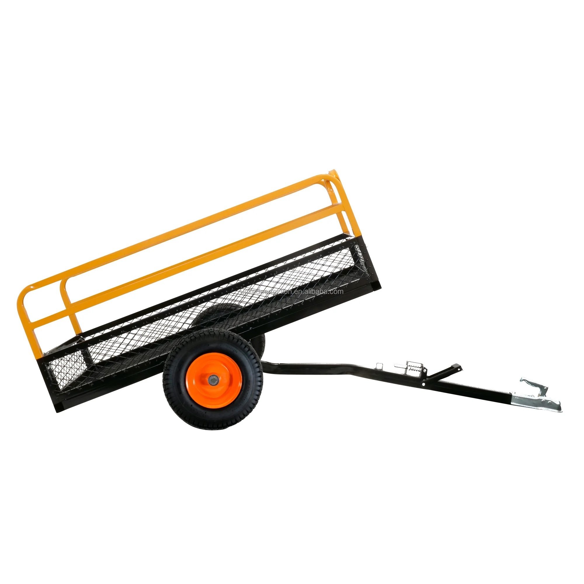 Best Price Multi-Purpose Small ATV Trailer Low MOQ Metal Dump with Pull behind Design for Small Tractor or Lawn Mower
