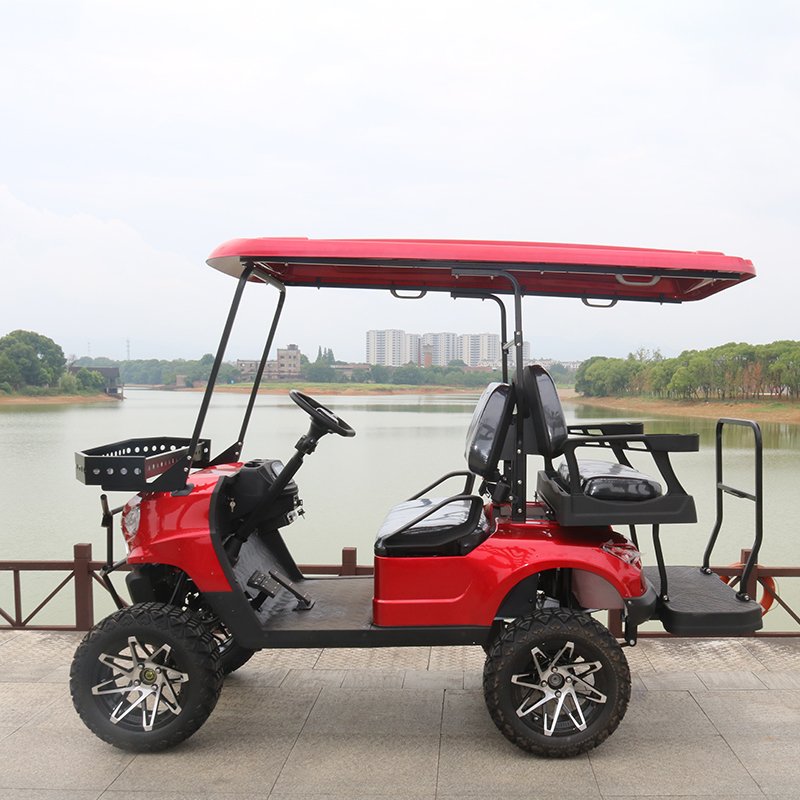Custom 4 Seater Lithium Batteries Folding Golf Carts Electric Golf Cart 48 Volt Golf Cars