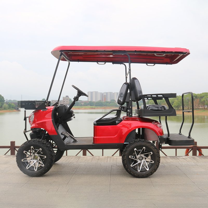 Custom 4 Seater Lithium Batteries Folding Golf Carts Electric Golf Cart 48 Volt Golf Cars