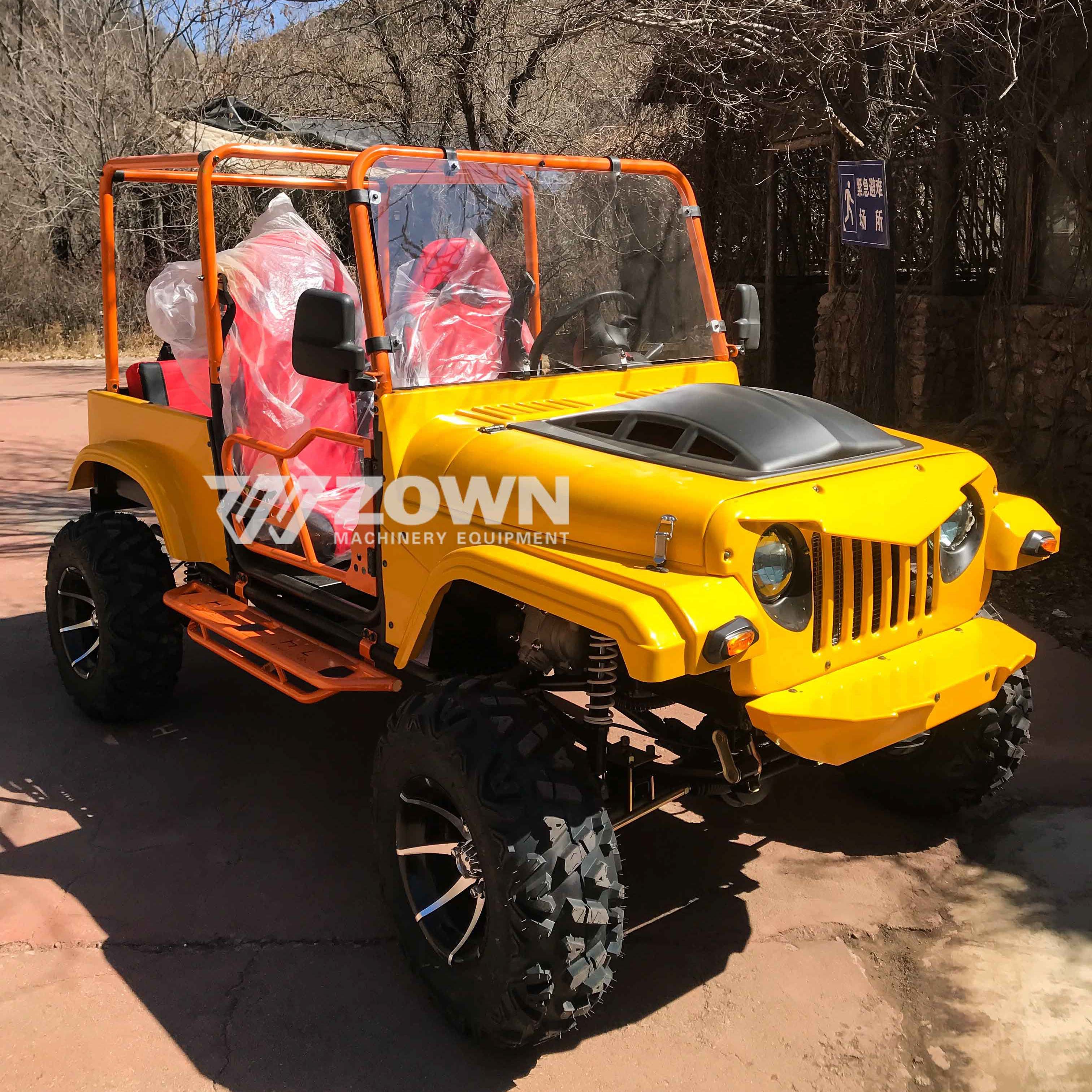 Hot Sale China Mini Jeep High Speed Car 350cc Wheel Drive Electric/Fuel Version Sightseeing Classic Cars