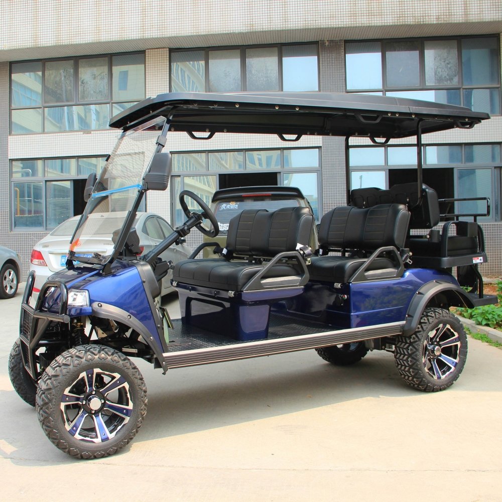 New Design Sightseeing Car 48V Battery Vehicle Scooter Foldable Touring Area Fast Speed HDK EVOLUTION Electric Golf Cart