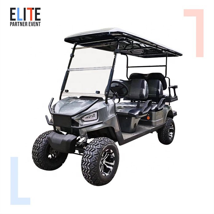 Off Road Street Legal 48V 72V Lithium Battery Karts Car Buggy 4 6 Seater Carrito De Electric Golf Cart